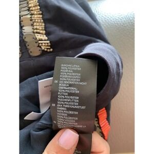 Pre-Owned & Other Stories Black & Gold Chino Shorts, Big & Tall